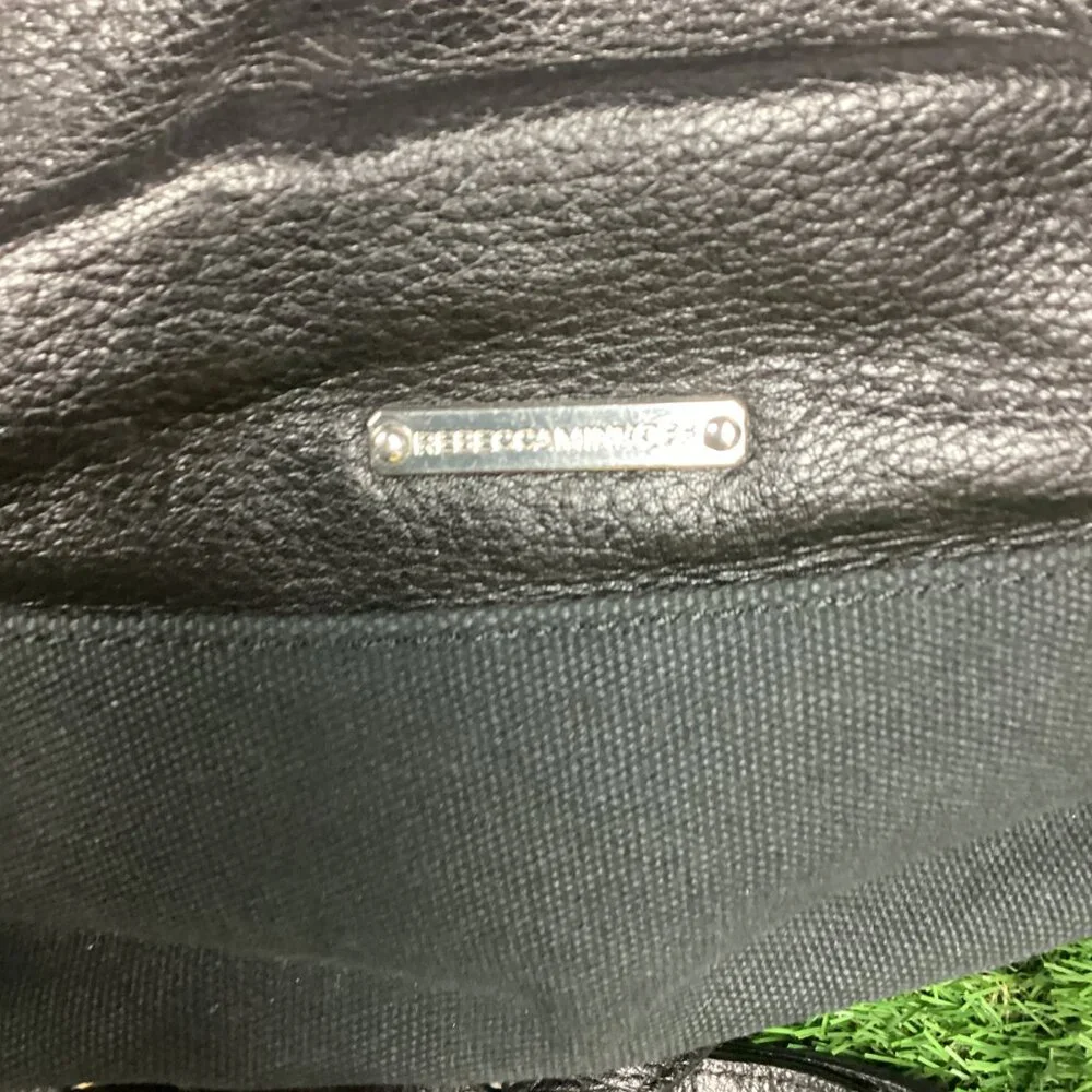Rebecca Minkoff Mansfield Convertible Backpack Black Leather & Canvas